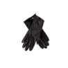 gants en cuir noir